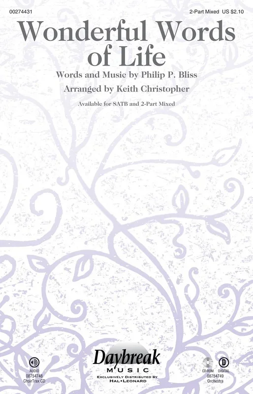 Wonderful Words Of Life 2 Part Mixed (Octavo)