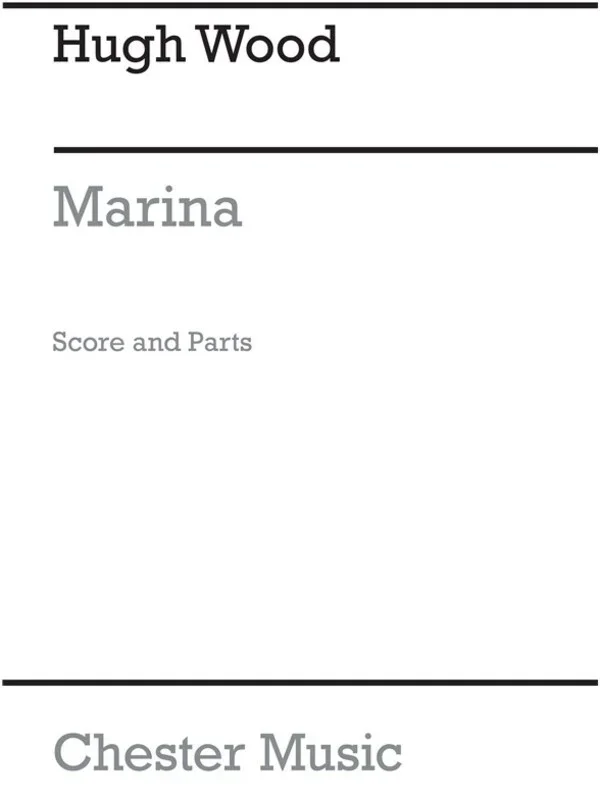 Wood Marina Op 31 Score & Parts(Arc)