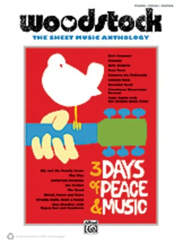 Woodstock Sheet Music Anthology PVG Book