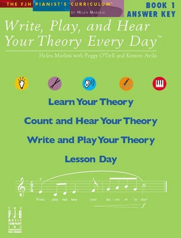 Write Play And Hear Your Theory Book 1 Answer Key (Softcover Book/CD)