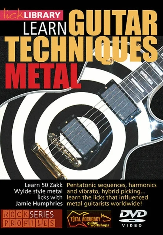 Wylde Zakk Guitar Techniques DVD