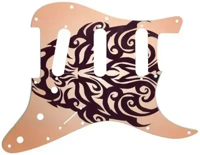 X Guard SC Style Scratchplate SSS Mask Tattoo Pickguard