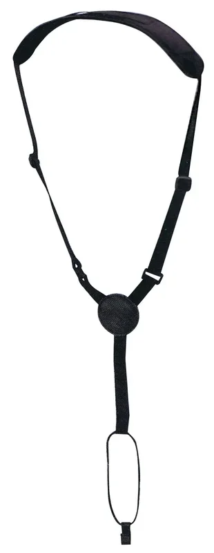 XTR LS231 Classical Guitar Strap with Leather Neck Support – Black