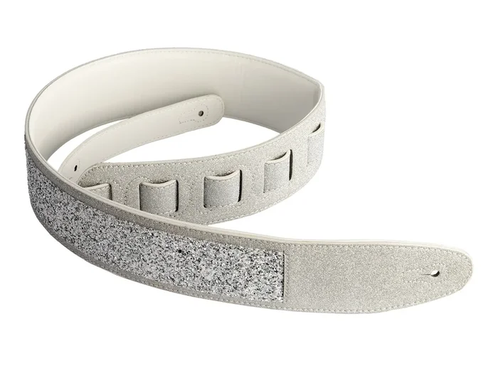 XTR Silver glitter 2½ inch Glitter Strap.