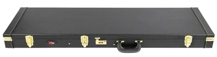 Xtreme DLX Bass Case with Combination Lock and Orange Stitching