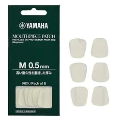 Yamaha 0.5mm Clear Mouthpiece Patches – Pack of 6