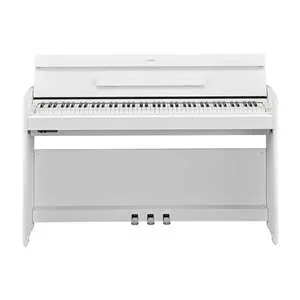 Yamaha Arius YDP-S55B Slim-Sized 88-Weighted Key Digital Piano Console – Matte White