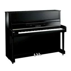 Yamaha b-Series b3 Studio Upright – 48″ Polished Ebony with Chrome
