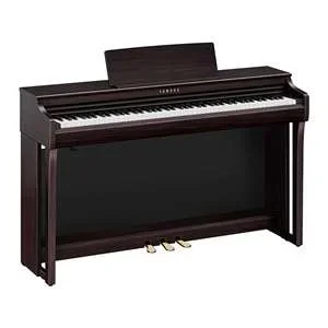 Yamaha Clavinova CLP-825 Grand Expression Modeling Digital Upright Piano with GrandTouch Pedals and Bench – Rosewood