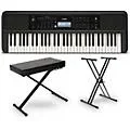 Yamaha PSRE383 61-Key Portable Keyboard Essentials Bundle Standard