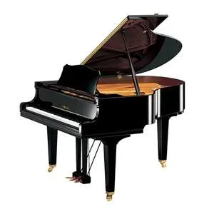 Yamaha SILENT Series GC2 SH3 Baby Grand Piano – 5’8″ Polished Ebony