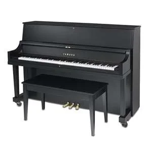 Yamaha SILENT Series P22 SC3 Studio Upright Piano with SC3 Silent System – 45″ Satin Ebony Finish