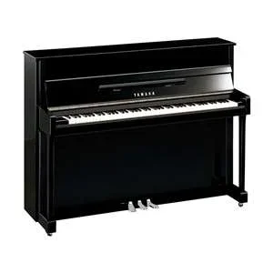 Yamaha TransAcoustic b-Series b2 TC3 Upright Acoustic Piano – 44.5″ Polished Ebony with Chrome