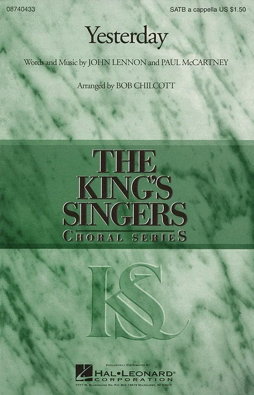 Yesterday SATB Div Kings Singers (Octavo)