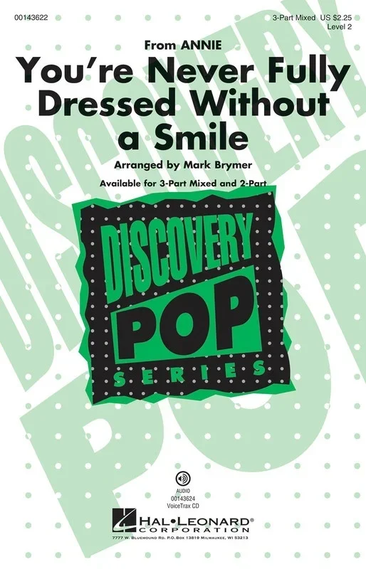 You’re Never Fully Dressed 3 Part Mixed (Octavo)