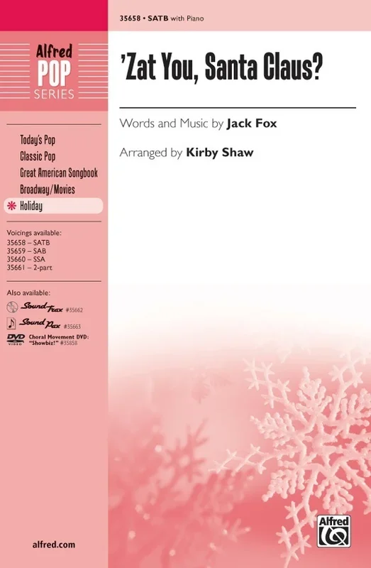 Zat You Santa Claus SATB