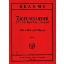 Zigeunerlieder, Op. 103 – Low Voice
