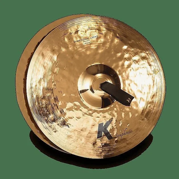 Zildjian K2014 18 ” K Symphonic Brilliant Light Hand Crash Cymbals (Pair)